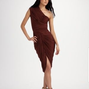 Alexander Wang One Shoulder Runched Dress